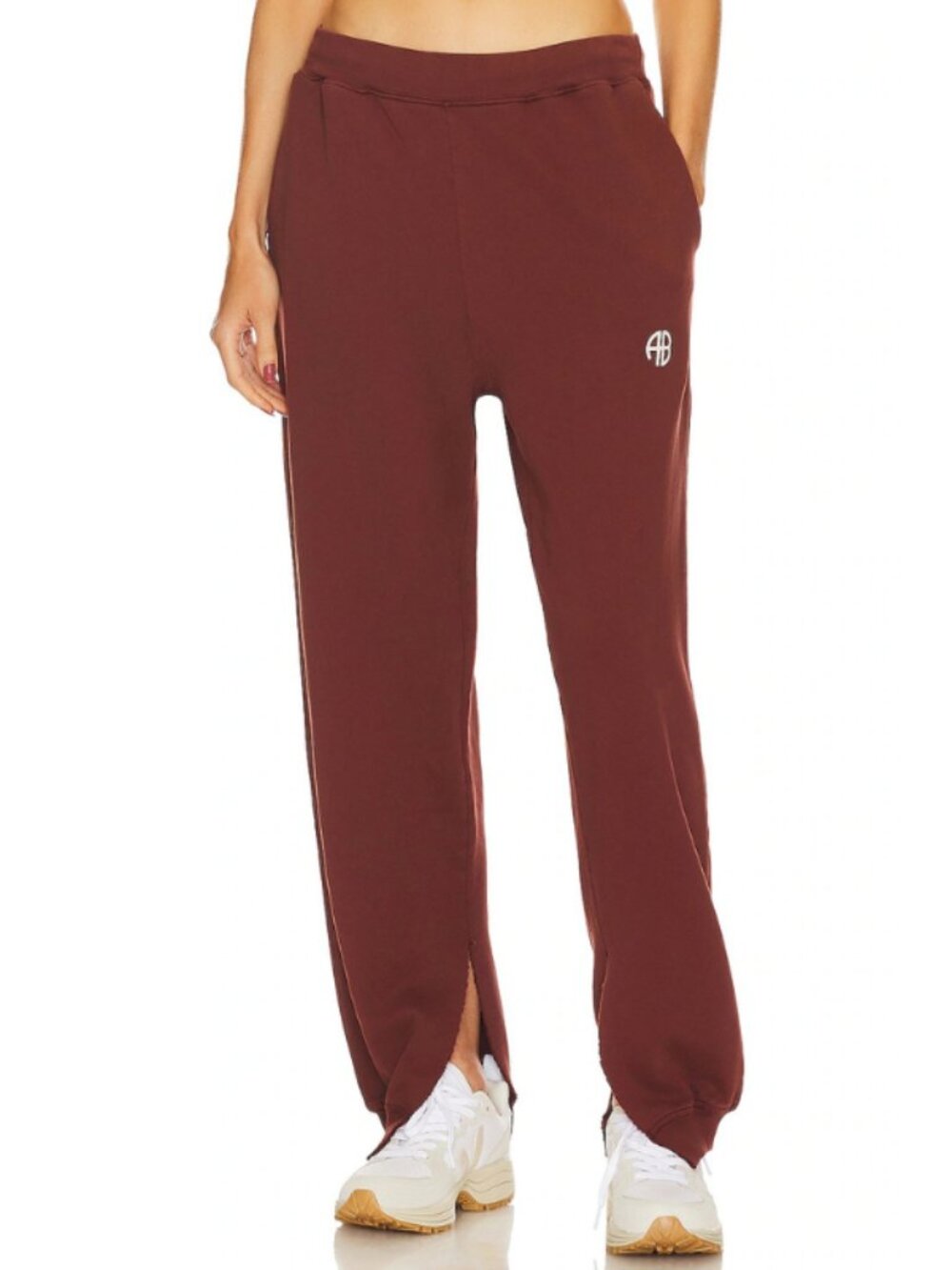 ANINE BING Tyler Jogger in Dark Cherry